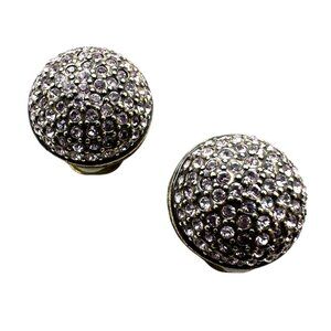 Heidi Daus Crystal Bronze Clip Earrings